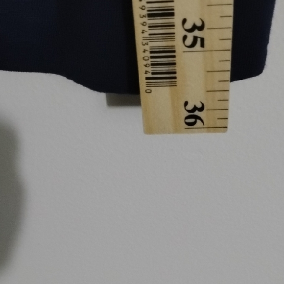 J. Crew Dark Blue Sleeveless Casual Preppy Classic Midi Dress With Pockets - Picture 13 of 14